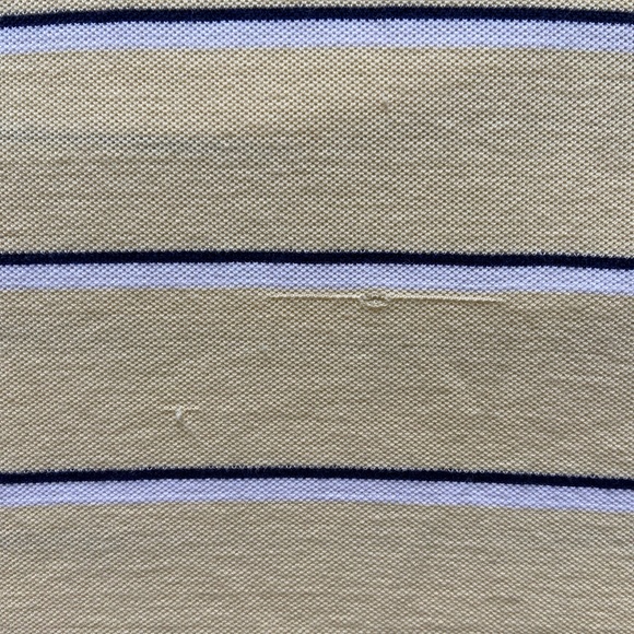Masters Collection Striped Yellow Men’s Short Sleeve Polo Size XL - Picture 4 of 5